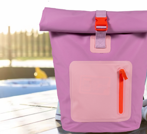 Mochila Cooler Impermeable 15Lt Malva