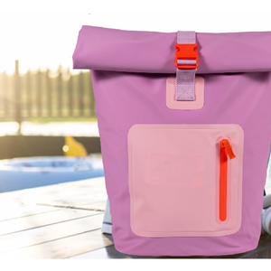 Mochila Cooler Impermeable 15Lt Malva