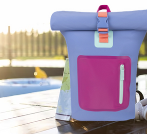 Mochila Cooler Impermeable 15Lt Morada