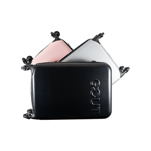 Combo Maleta Cabina y Mochila Viaje Viral Cabina Expandible 40L. Negro