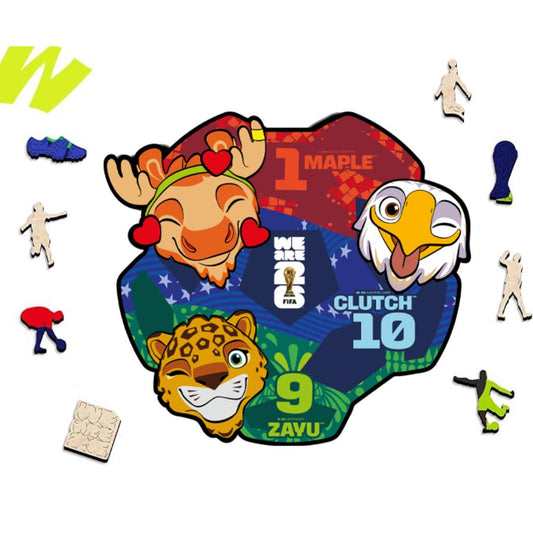 Puzzle 100 Piezas FIFA 2026 Maple, Clutch And Zayu Starter Lite