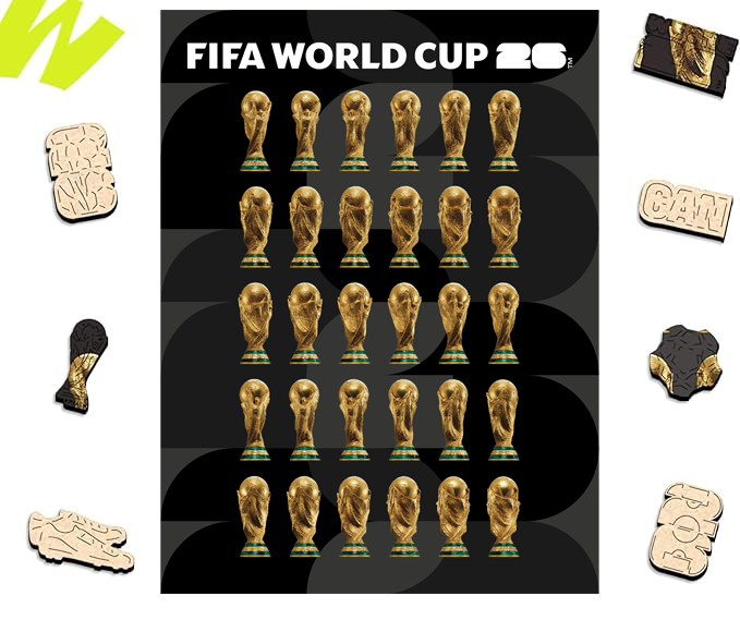 Puzzle 200 Piezas FIFA 2026 360° Trofeo M30 Starter Lite – Tienda Puzzle 200 Piezas FIFA 2026 360° Trofeo M30 Starter Lite – Tienda
