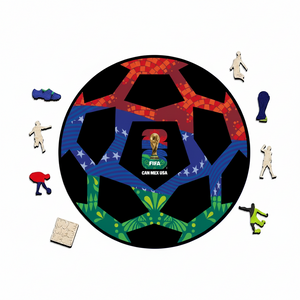 Puzzle 200 Piezas FIFA 2026 Mex/Can/Usa Ball M30 Core