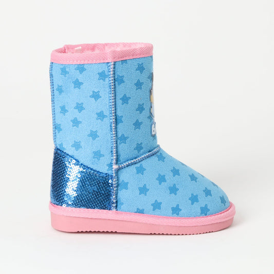 Pantufla Chiporro Niña Bluey Celeste
