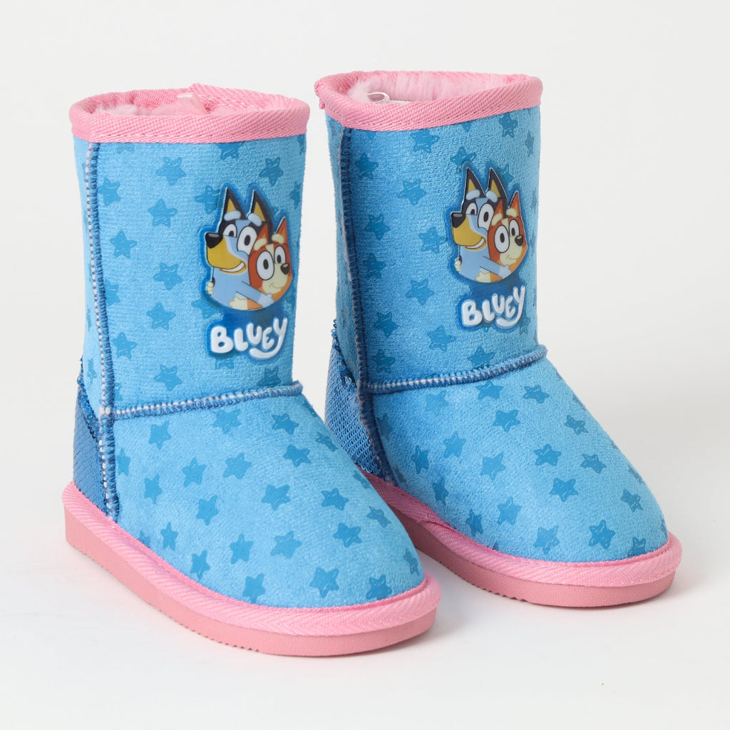 Pantufla Chiporro Niña Bluey Celeste