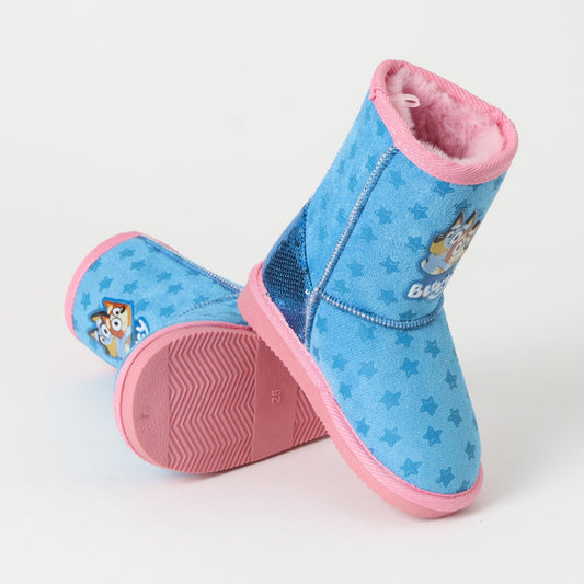 Pantufla Chiporro Niña Bluey Celeste