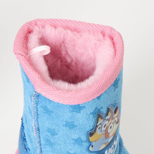 Pantufla Chiporro Niña Bluey Celeste