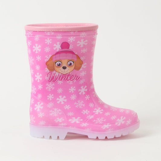 Bota de Agua con Luces y Chiporro Paw Patrol Rosado