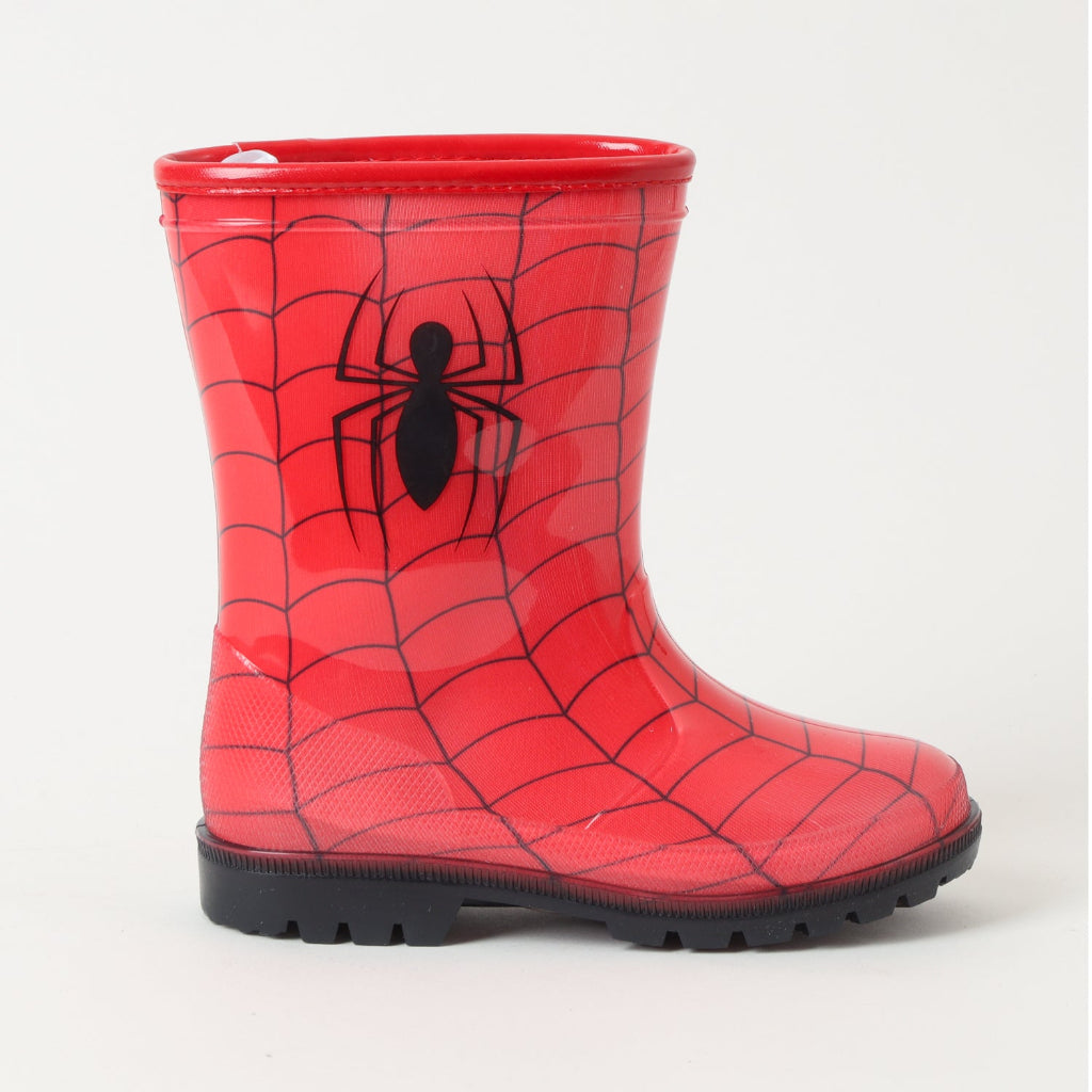 Bota De Agua con Luces y Chiporro Niño Spider-Man Rojo