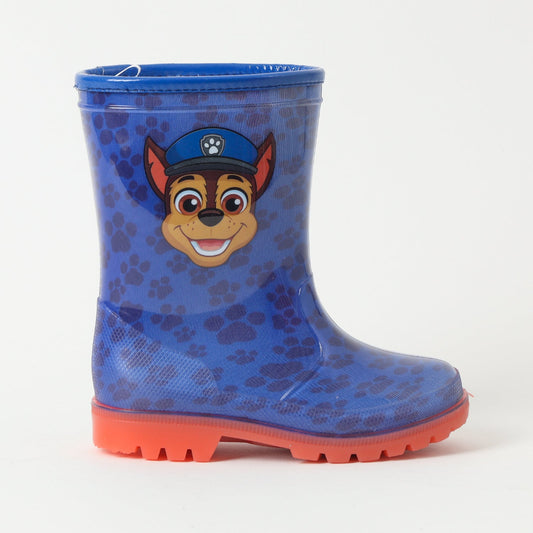 Bota de Agua Niño con Luces y Chiporro Paw Patrol Chase Azul