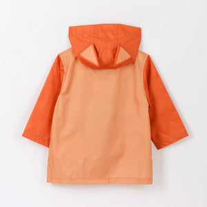 Combo Bluey: Impermeable Infantil Naranjo Bingo + Gorro Toddler con Orejas