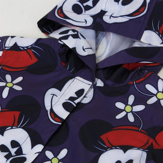 Impermeable Infantil Gris Cara Minnie