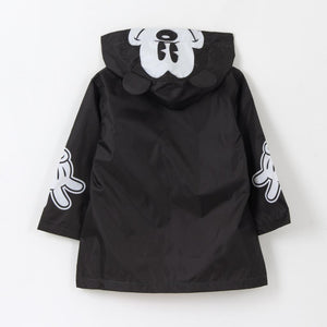 Combo Invierno Infantil: Impermeable Negro Orejas Mickey + Beanie WRC