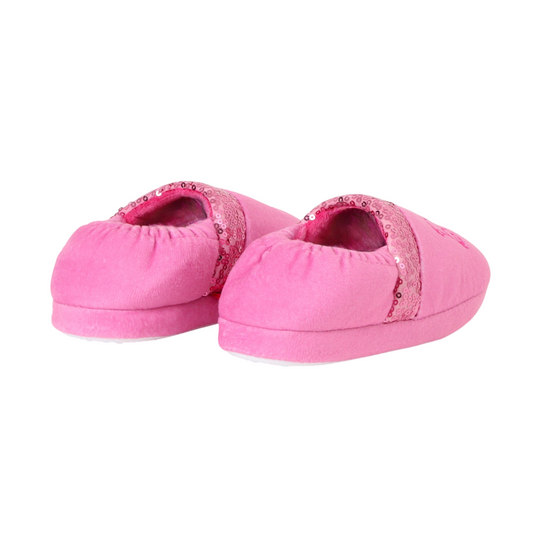 Pantufla Niña Lentejuelas Barbie Rosado
