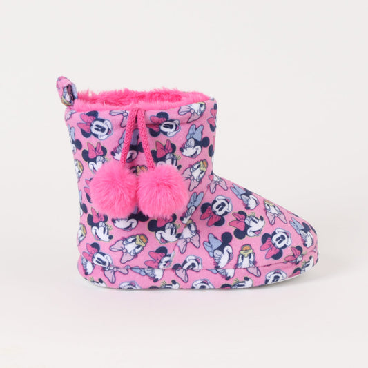 Pantufla Chiporro Niña Minnie Rosado