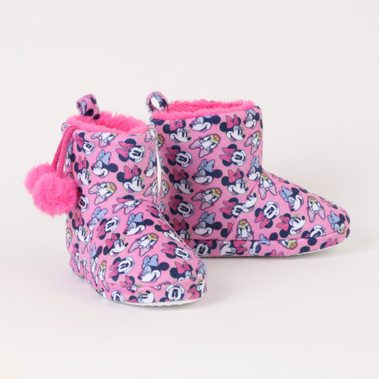 Pantufla Chiporro Niña Minnie Rosado