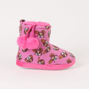 Combo Pantufla Chiporro Niña Paw Patrol Rosado + Pantufla Niño Spider-Man Azul