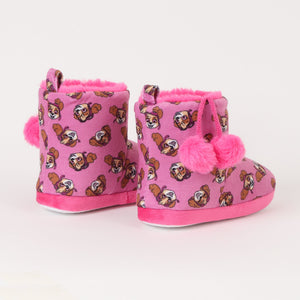 Combo Pantufla Chiporro Niña Paw Patrol Rosado + Pantufla Niño Spider-Man Azul
