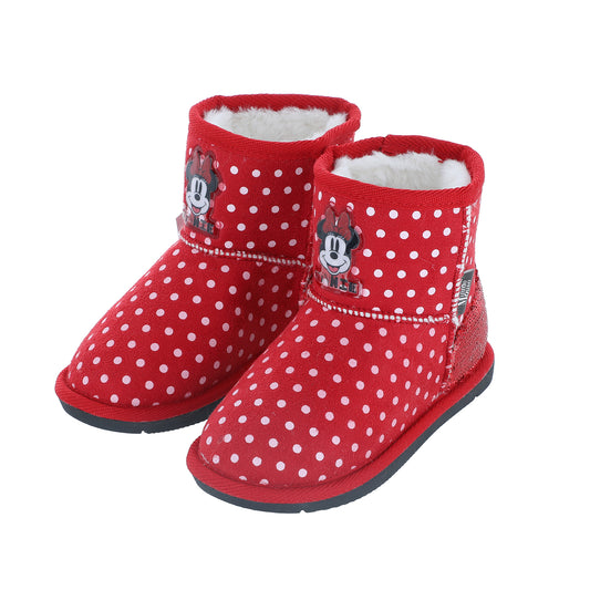 Pantufla Chiporro Niña Minnie Disney Rojo