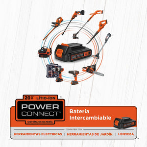 Lavadora a Presión Inalámbrica 20V 350 PSI Black and Decker