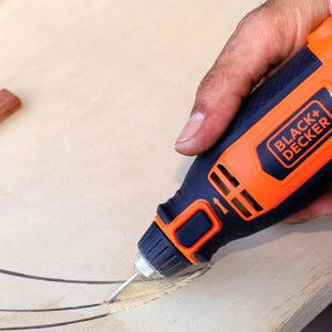 Kit Minitorno 180W con 113 Accesorios Black and Decker