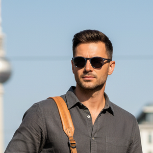 Lentes de sol Rostock color navy