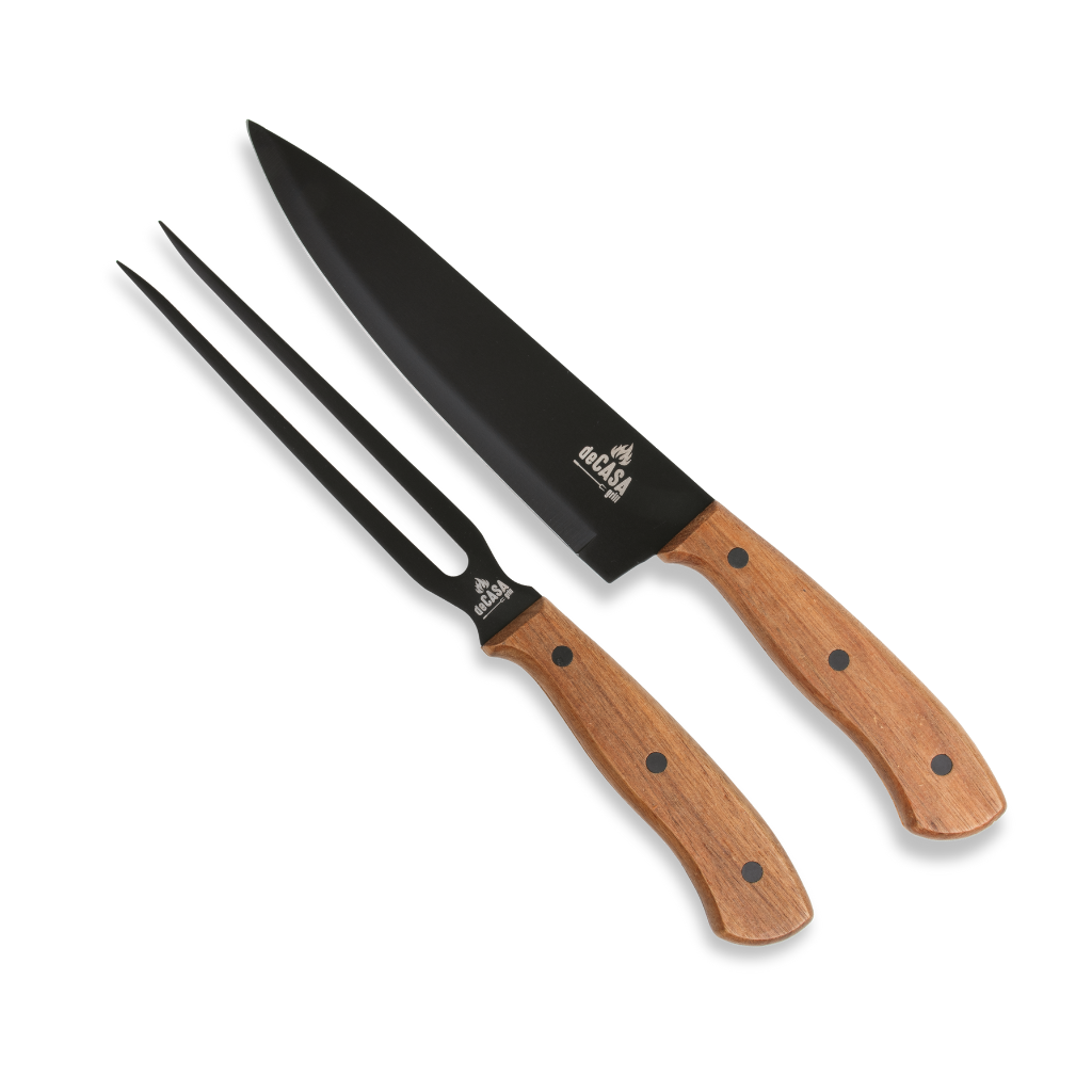 Set Cuchillo Y Tenedor Para Asado