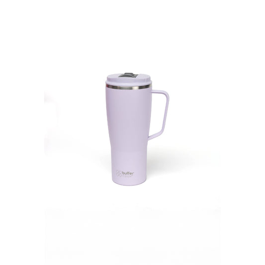 Mug Vaso Térmico Buffer Roques 1Lt + 2 Tapas Lilac