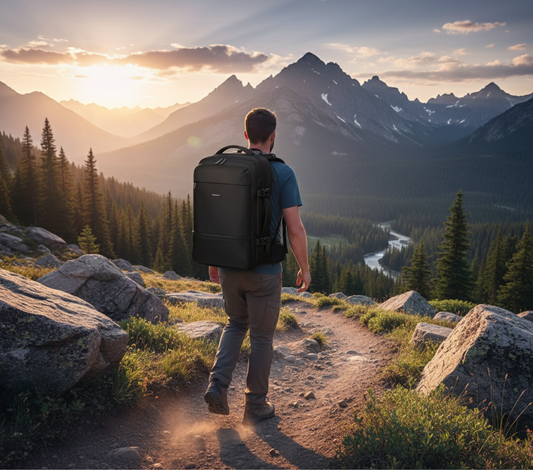 Mochila de Viaje Viral Cabina 40L. Resistente al agua. Hardley Viator. Balistica + Usb