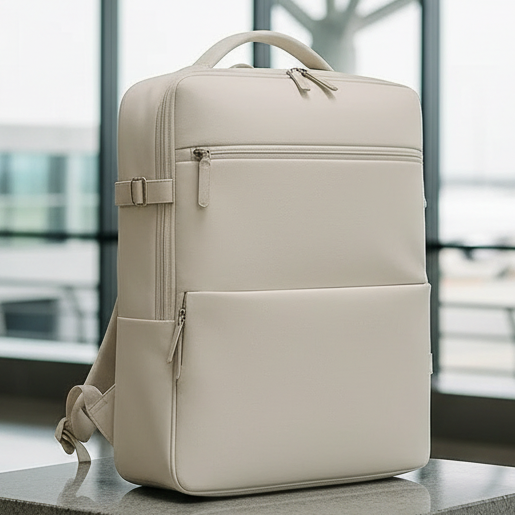 Mochila Viaje Expandible 40L Premium Beige