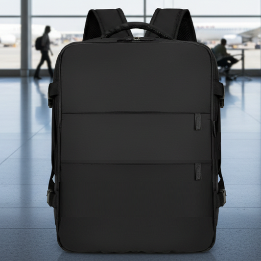 Combo Maleta Mediana Marksman M 24" Rosado Oscuro + Mochila Travel 40L Negra