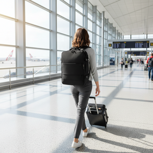 Combo 2 Mochilas de Viaje Viral Cabina 40L. 1 Black y 1 Mint Green