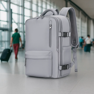 Mochila Viaje Viral (Cabina Avión) 31L Premium Grey. Resistente al agua.