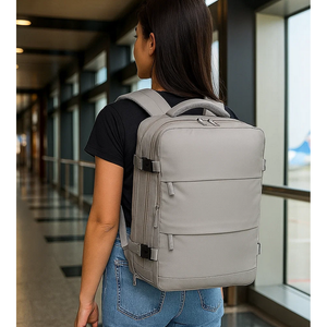 Mochila Viaje Viral 40L Travel. Expandible con Bolsillo Antirrobo Navigator