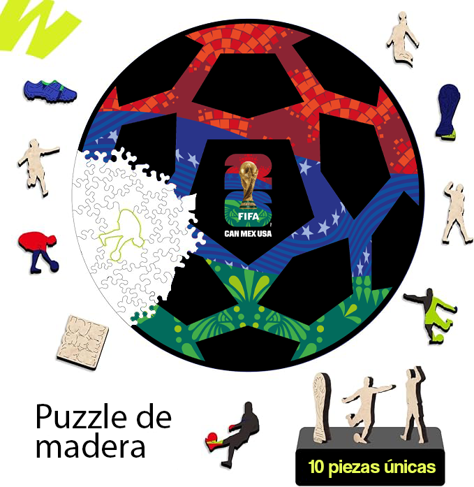 Puzzle 200 Piezas FIFA 2026 Mex/Can/Usa Ball M30 Core – Tienda Copec