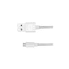 Fabric Micro USB Cable 2m Shining White