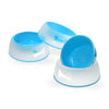 Plato doble capa antideslizante S azul