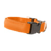 Collar luz led XL naranjo