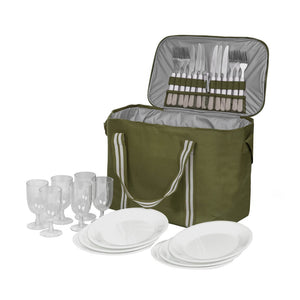 Set Picnic 6 Personas Verde