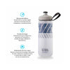 Botella insulada 590 ml Polar blanco/navy
