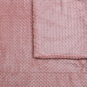 Manta Fleece mediana rosado