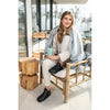 Manta Fleece mediana gris