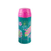 Botella líquido acero geo flores 350 ml