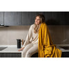 Manta Fleece mediana amarillo