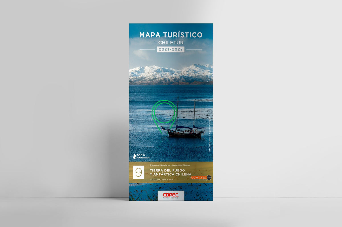 Mapa Turístico Zona 9: Tierra del Fuego y Antártica Chilena 2021/2022