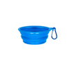 Plato plegable silicona S azul