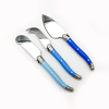 Set 3 cuchillos de queso Montpellier azul
