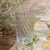 Set 4 vasos de vidrio 350 ml Transparente